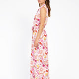 Vestido longo estampado An'ge