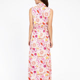 Vestido longo estampado An'ge
