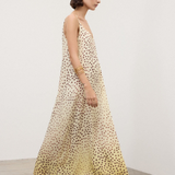 Vestido Midi de Alças Fluido com Padrão  | OTTOD’AME