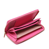 Porta-moedas LIU JO em rosa com fecho de correr tamanho grande