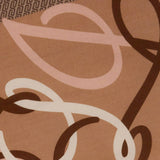 Lenço Quadrado Camel Estampado Geométrico | LIU JO