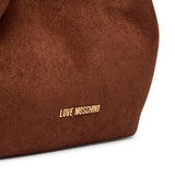 Mala Castanha com Detalhes em Pérolas  | LOVE MOSCHINO