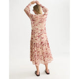 Vestido Maxi Bege Estampado em Lyocell | SCOTCH & SODA