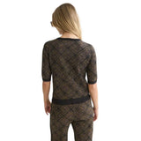 Conjunto Camisola e Calças de Malha Jacquard Preto Meteorite | SCOTCH & SODA