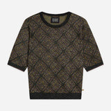 Conjunto Camisola e Calças de Malha Jacquard Preto Meteorite | SCOTCH & SODA
