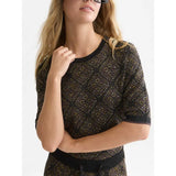 Conjunto Camisola e Calças de Malha Jacquard Preto Meteorite | SCOTCH & SODA