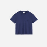 T-Shirt azul marinho com bordado