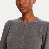 Cardigan em Lã e Caxemira Cinza | TWINSET