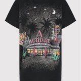 T-Shirt preta TWINSET com desenho