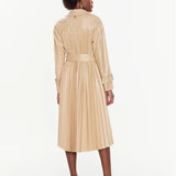 Gabardine com efeito de pele com pregas TWINSET