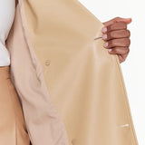 Gabardine com efeito de pele com pregas TWINSET