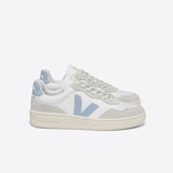 Zapatillas Veja blancas con logo azul | V-90