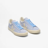 Ténis Veja Campo Suede Azul com Logo em Branco | Veja