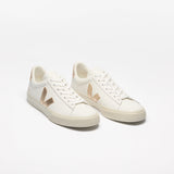 White Veja sneakers with black logo | Chromefree Field