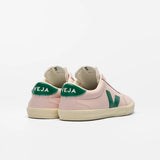 Ténis Veja Volley Rosa com Logo em Verde | Veja