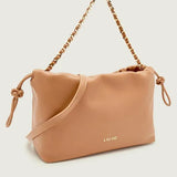 Mala de Ombro camel com fecho de cordão medium | Liu Jo