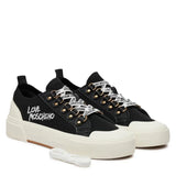 Ténis LOVE MOSCHINO preto em tecido